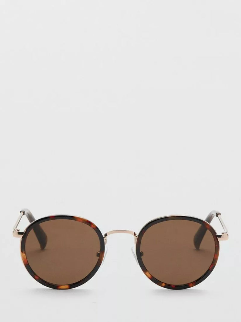 Mango round sunglasses chocolate (British brand)