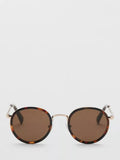 Mango round sunglasses chocolate (British brand)