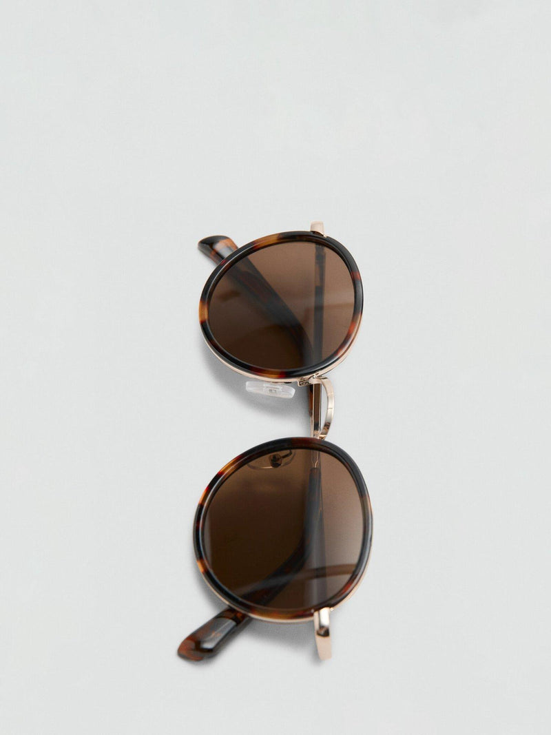 Mango round sunglasses chocolate (British brand)