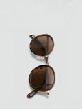 Mango round sunglasses chocolate (British brand)