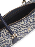 Tommy Hilfiger rectangular shoulder bag navy blue jacquard, imported from the UK