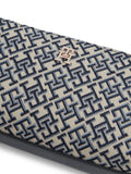 Tommy Hilfiger Ace Monogram camera bag in navy blue, UK version