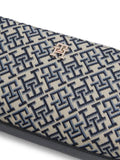 Tommy Hilfiger Ace Monogram camera bag in navy blue, UK version
