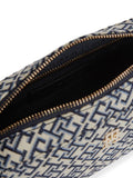 Tommy Hilfiger Ace Monogram camera bag in navy blue, UK version