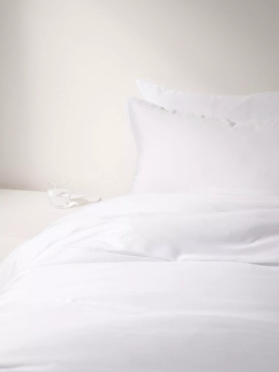 John Lewis Truly Bamboo Duvet Cover Set White Double- Buy online at McGrocer