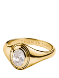 THOMAS SABO Bold Elegance Zirconia Ring Gold (British brand)
