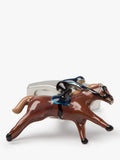 Simon Carter horse cufflinks rhodium plated enamel - British product