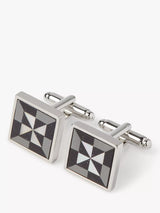 John Lewis Simon Carter Heamatite Cufflinks Grey/Multi 17mm- Buy online at McGrocer