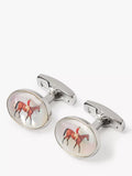 Simon Carter Stubbs horse cufflinks mother of pearl, UK version