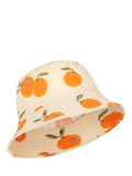 Konges Sløjd kids bucket hat orange print imported from the UK