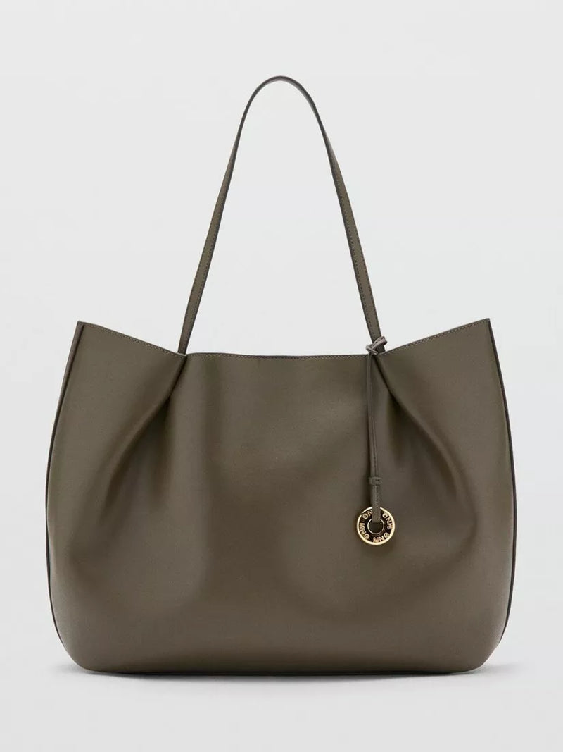 Mango Slouchy Tote Bag