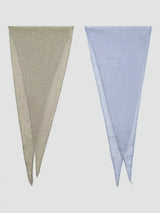 John Lewis Mango Plain Square Scarf Pack of 2 Sky Blue 25x25cm- Buy online at McGrocer