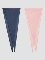 John Lewis Mango Plain Scarf Pack of 2 Navy- Buy online at McGrocer