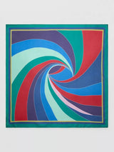 John Lewis Mango Lightweight Printed Scarf Red/Blue- Buy online at McGrocer