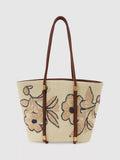 Reiss Rae Natural Floral Tote Bag - British product