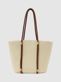 Reiss Rae Natural Floral Tote Bag - British product