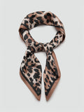 Mango scarf animal print brown 70x70cm (British brand)