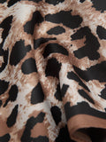 Mango scarf animal print brown 70x70cm (British brand)
