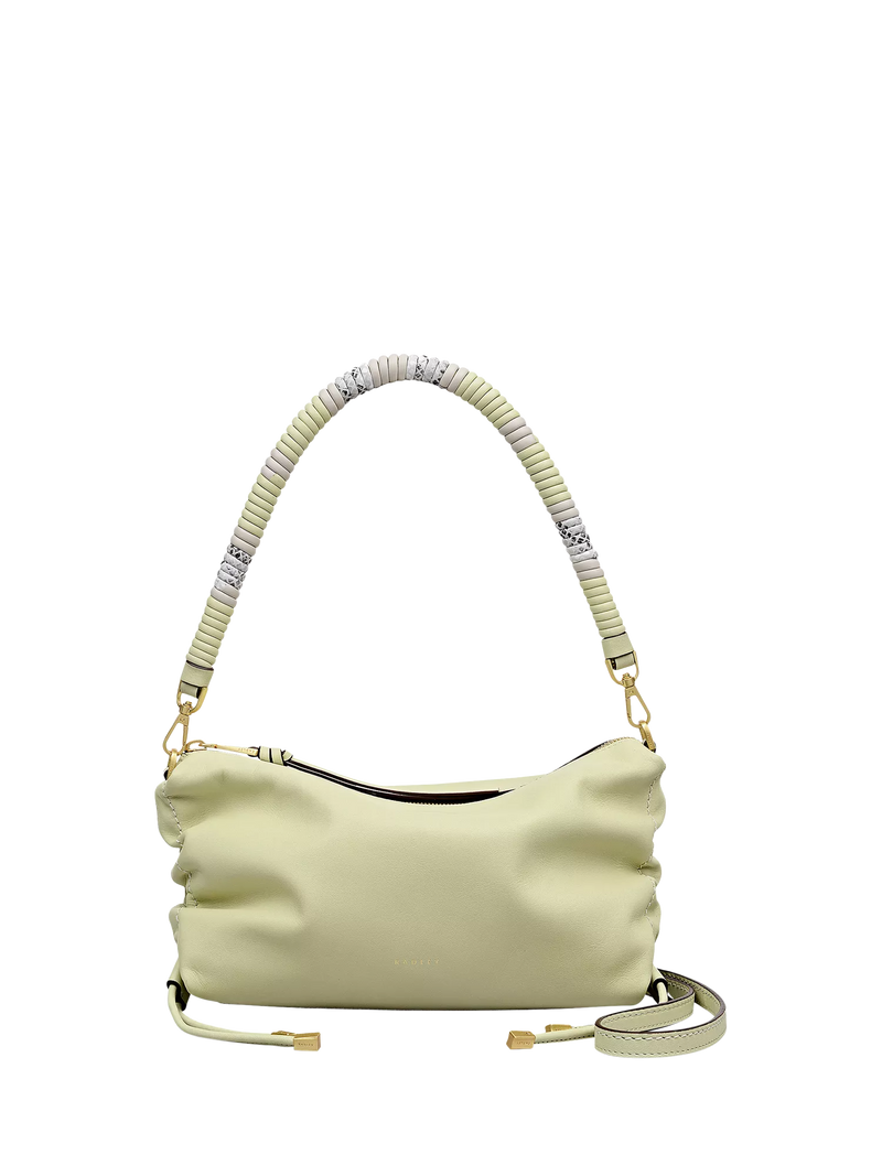 Radley Eden Row leather cross body bag lemongrass, UK version