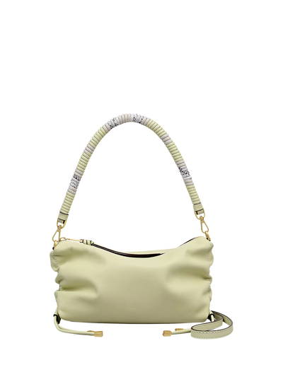 John Lewis Radley Eden Row Leather Small Zip Top Cross Body Bag, Lemongrass- Buy online at McGrocer