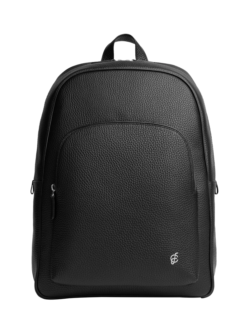Carl Friedrik Ayrton leather backpack with 16 inch laptop slot - British product