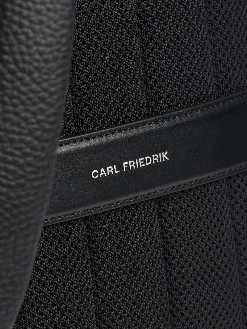 Carl Friedrik Ayrton leather backpack with 16 inch laptop slot - British product
