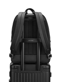 Carl Friedrik Ayrton leather backpack with 16 inch laptop slot - British product