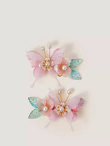 John Lewis Monsoon Kids' Tropical Butterfly Hair Clip Pack of 2- Buy online at McGrocer