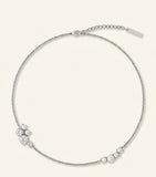 Givenchy crystal pearl cluster necklace, imported from the UK