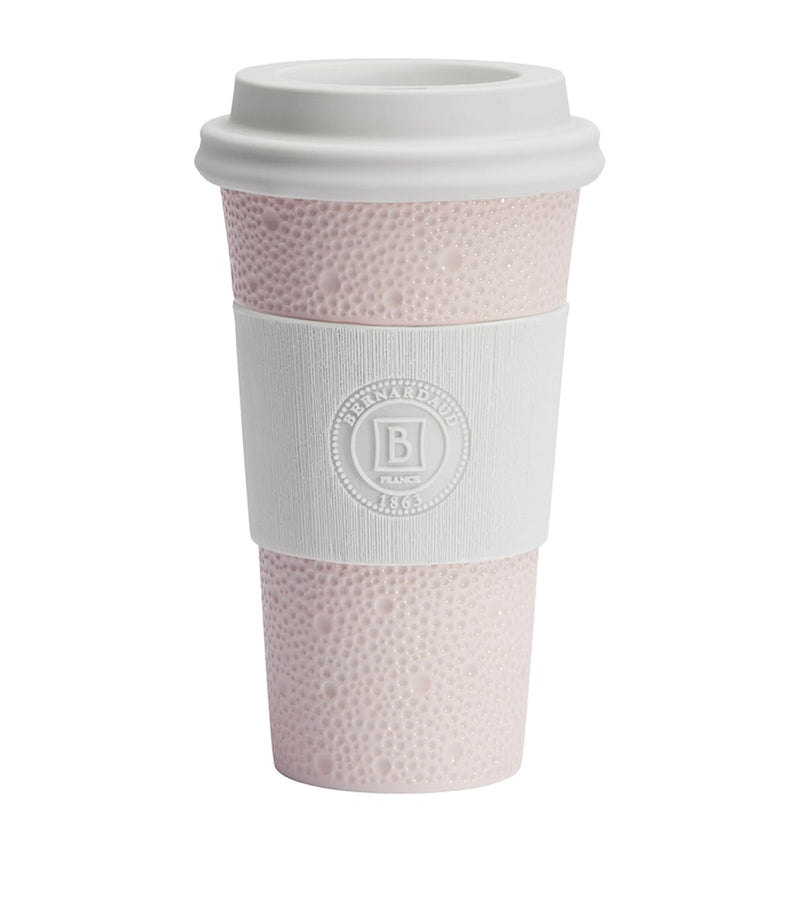 Bernardaud Ecume Nomad travel mug - British product