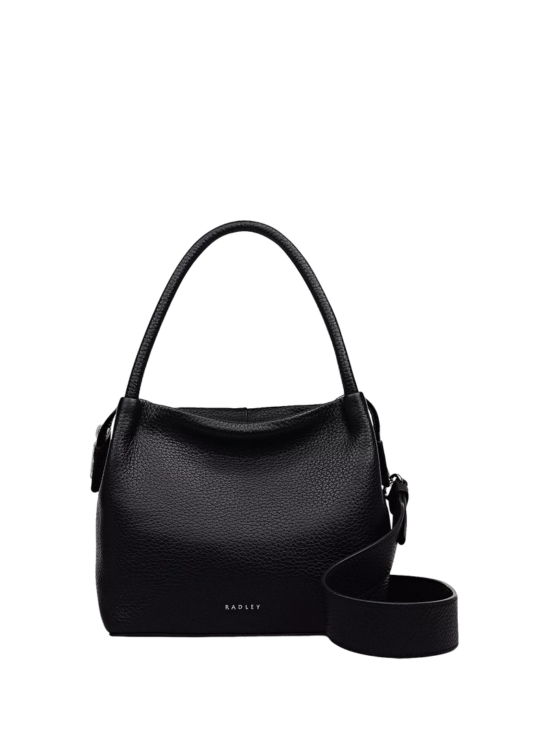 Radley Ivydale Road black leather grab bag, imported from the UK