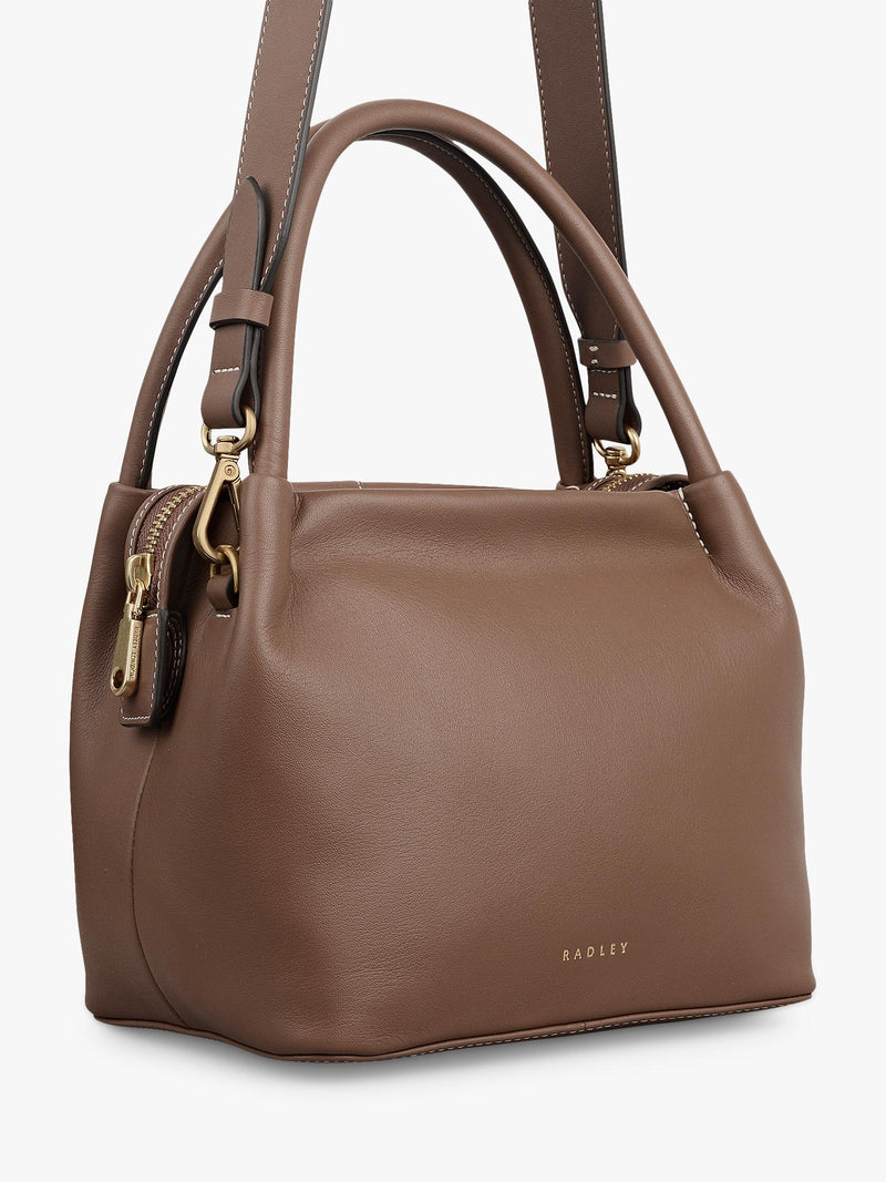 Radley leather grab bag Saddle (British brand)