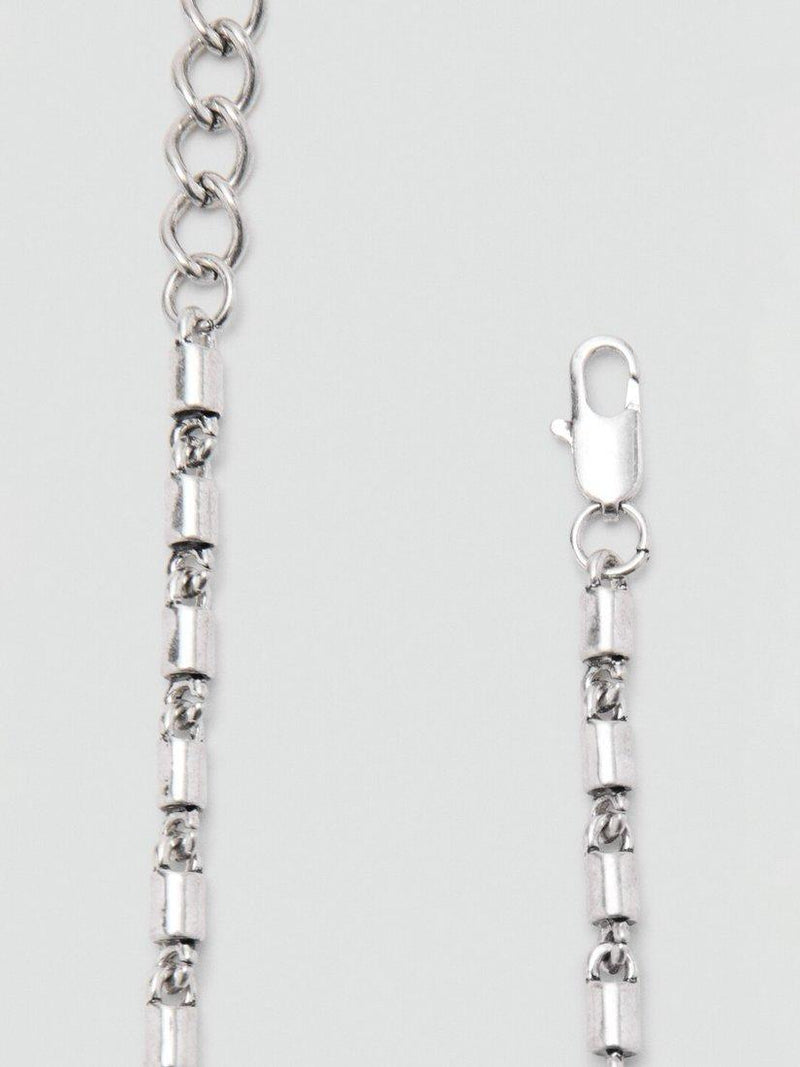 Mango silver seashell chain belt (British brand)