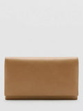Mango Faux Leather Envelope Clutch Bag