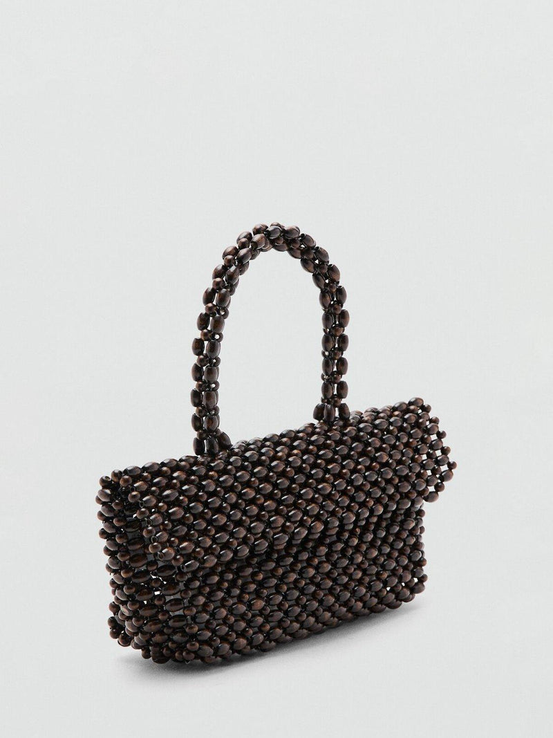 Mango beaded grab bag chocolate - British product