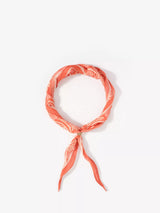 John Lewis Mint Velvet Floral Print Skinny Cotton Rich Scarf Orange/Multi- Buy online at McGrocer