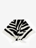 Mint Velvet zebra print satin square scarf 70x70cm, imported from the UK