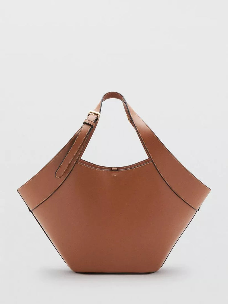 Mango tote bag brown adjustable, UK version
