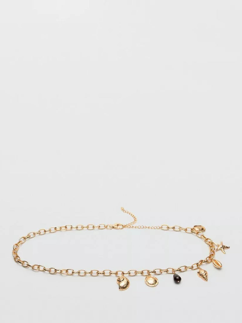 Mango charm chain belt gold, imported from the UK