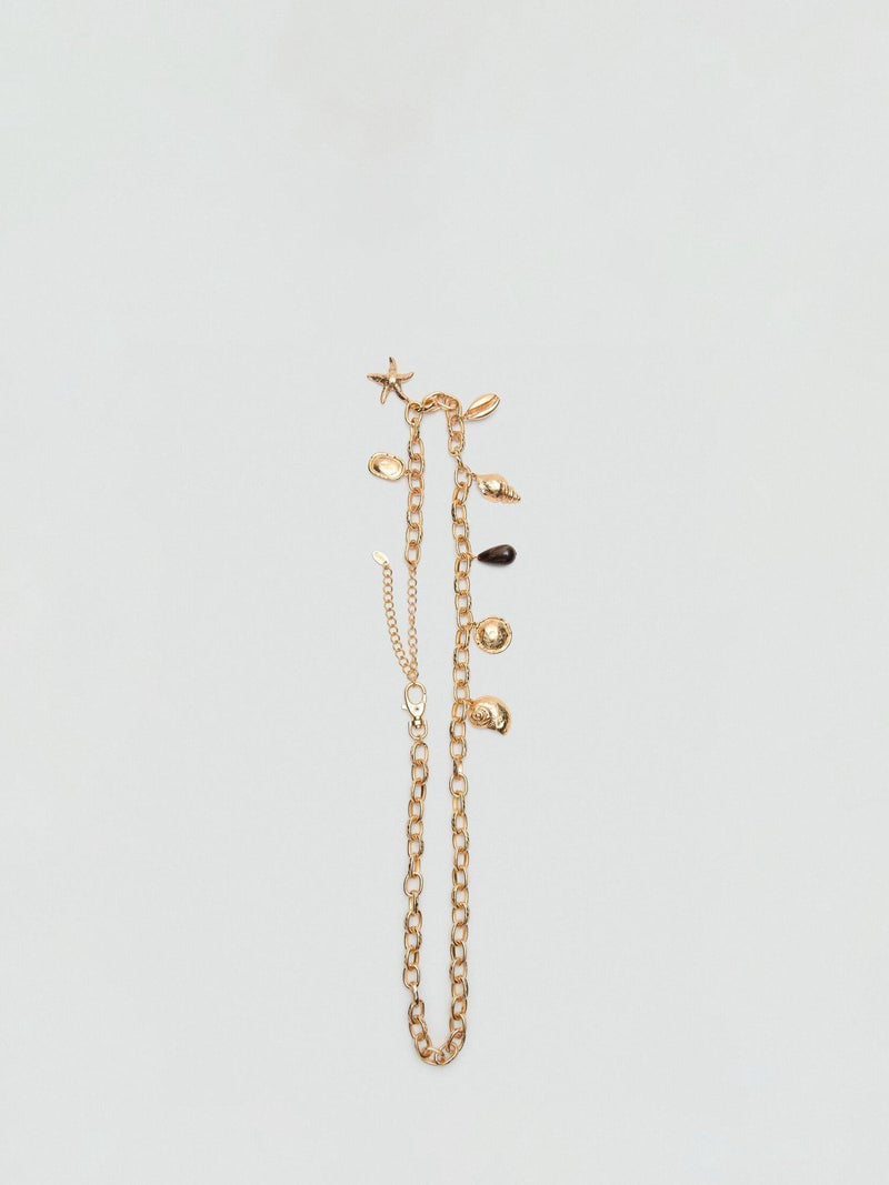 Mango charm chain belt gold, imported from the UK