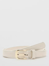John Lewis Mango Skinny Croc-Embossed Belt Raw- Buy online at McGrocer