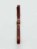 Mango oval buckle belt regular width - British product