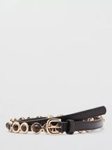 John Lewis Mango Skinny Chain-Link Belt Chocolate- Buy online at McGrocer
