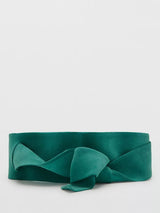 John Lewis Mango Wide Suede Leather Belt Turquoise- Buy online at McGrocer