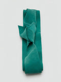 Mango wide suede belt turquoise, imported from the UK