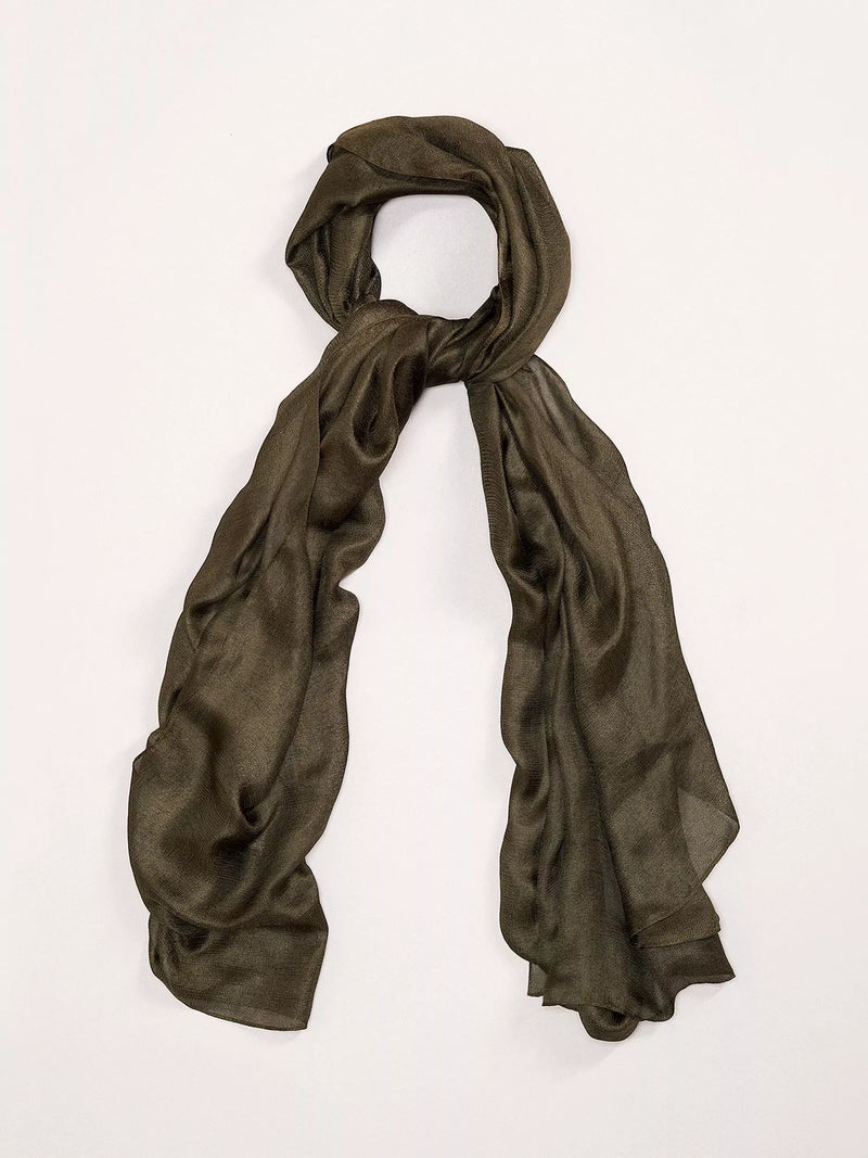 Phase Eight oversized scarf dark green - British product