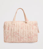 Bonpoint quilted bowling bag pastel floral print (British brand)