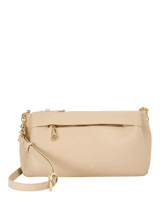 John Lewis Dune London Drive Chain Strap Shoulder Bag Ecru- Buy online at McGrocer
