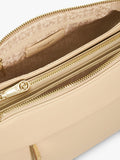 Dune London shoulder bag with chain strap in ecru - British product