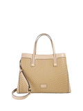 Dune London Deave twin handle tote bag taupe - British product